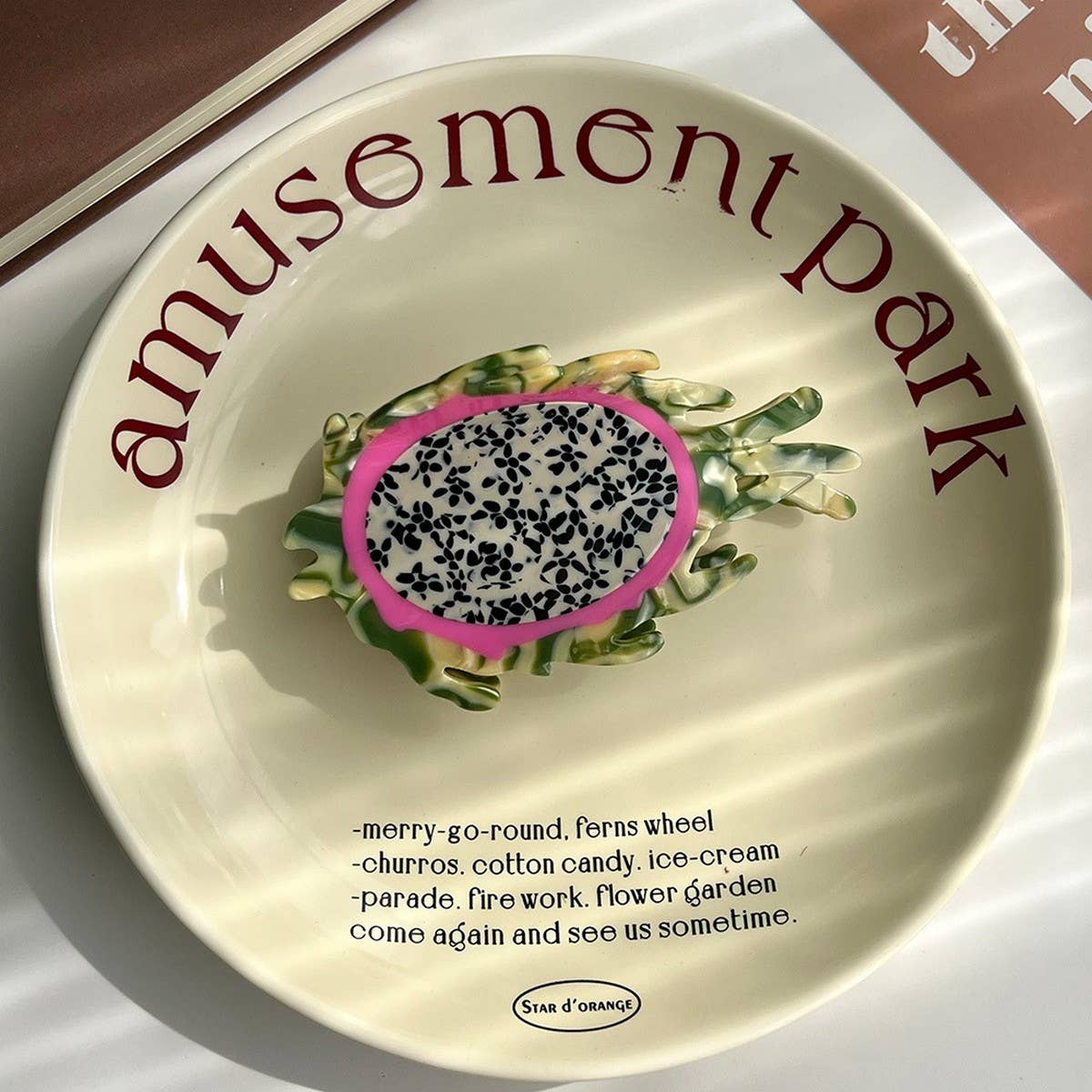 Fruit Acetate Hair Claw Clip for High Ponytail£ßCWAHA5784