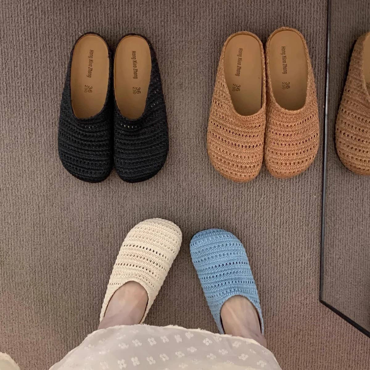 Thick Sole Bohemian Slip-On Clogs for Summer