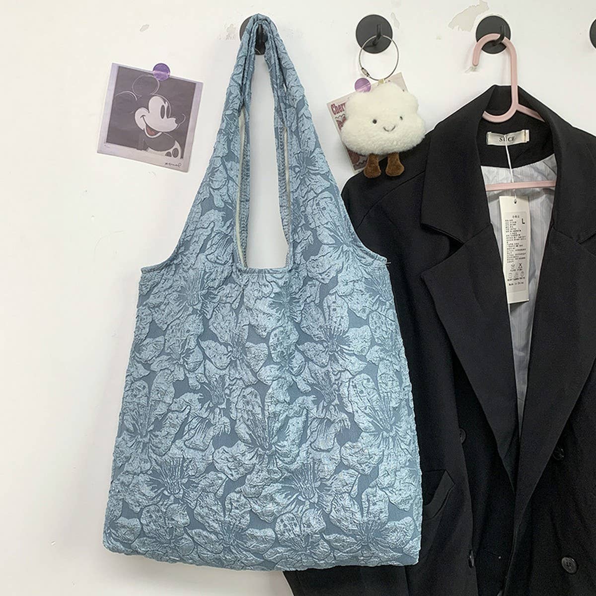 NEW SUMMER EMBROIDERED JACQUARD ROSE HANDBAG_CWAB2132