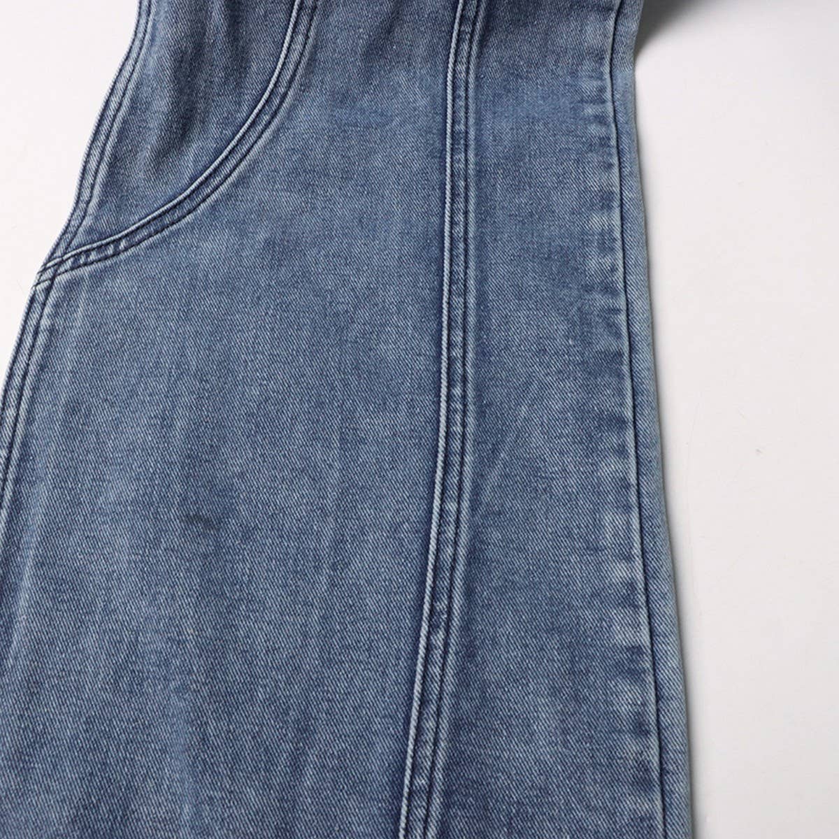 TRENDY PATCHWORK STRAIGHT LEG JEANS