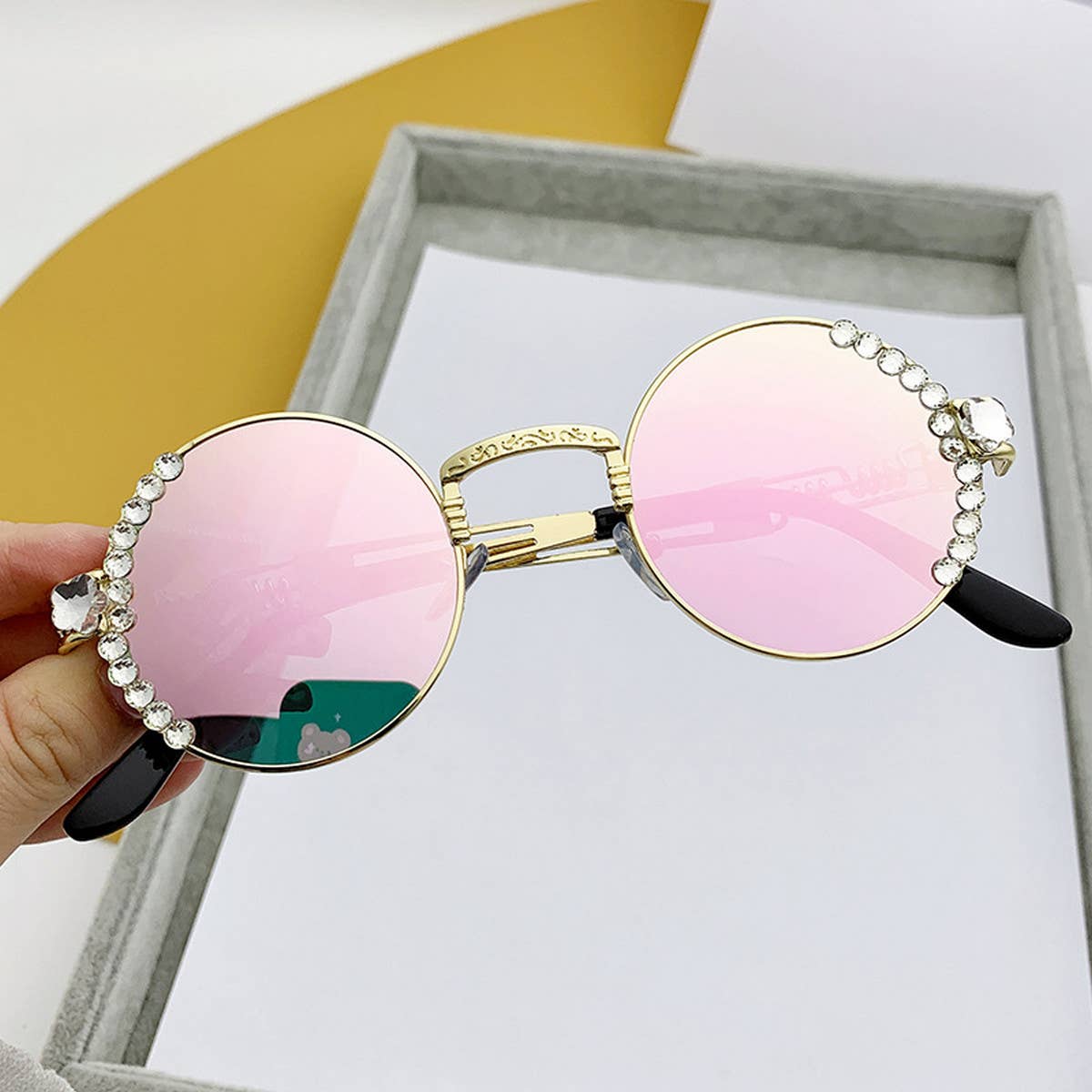 WOMEN ROUND FRAME SUNGLASSES