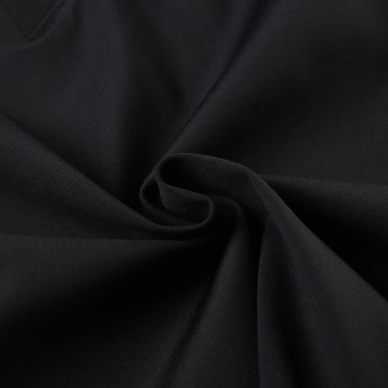 Sexy solid color V-neck short-sleeved base shirt