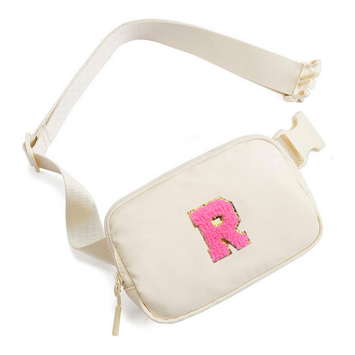 Nylon Letter Belt Bag??Adjustable Sport Waist Pack_CUAB0281