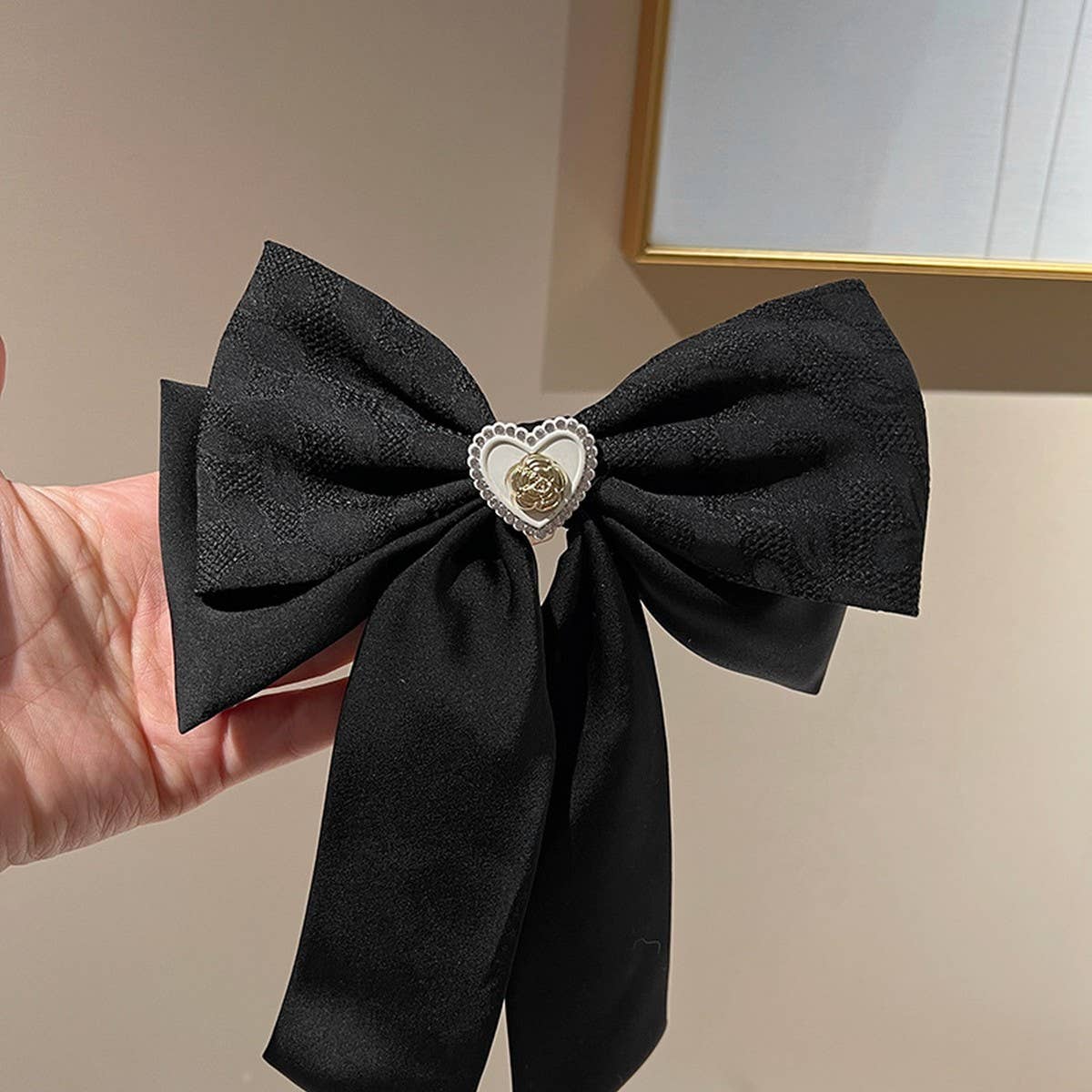 SPRING AND SUMMER HIGH-END LOVE BOW HAIRPINS_CWAHA1201