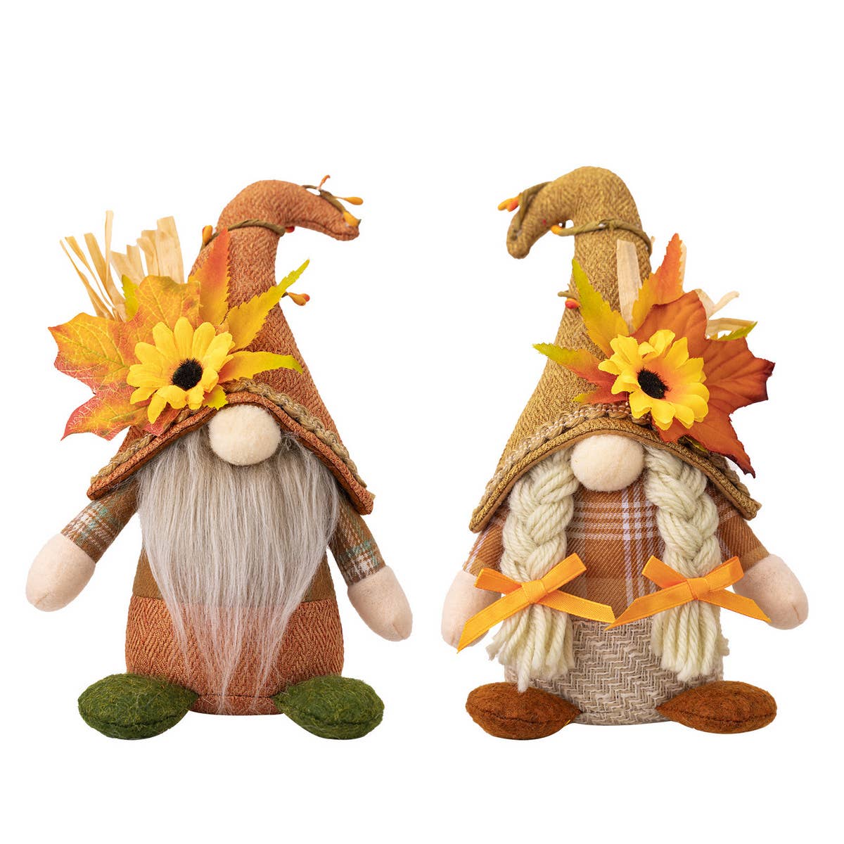 THANKSGIVING FACELESS DOLL DWARF ORNAMENTS