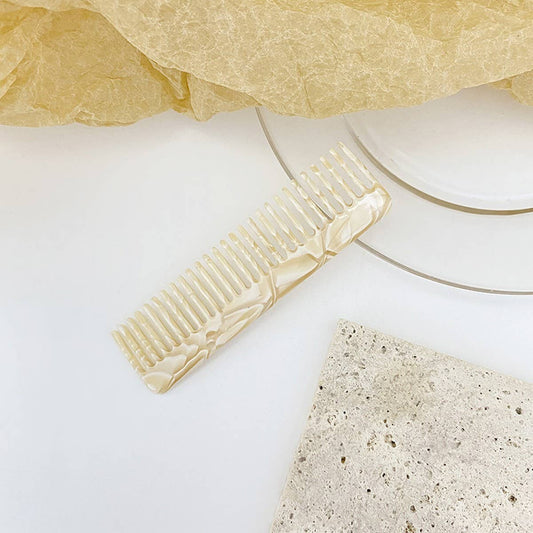 Vintage Acetate Hair Comb Medium Size Stylish