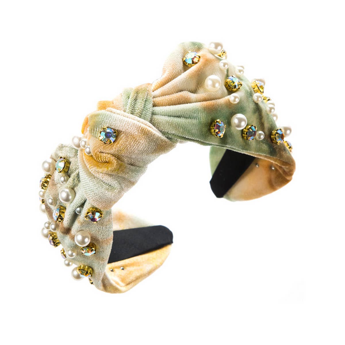 TIE-DYED CANDY-COLORED WIDE-BRIMMED HEADBAND