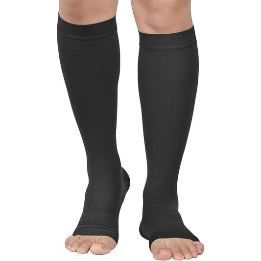 WOMEN'S OUTDOOR OPEN TOE COMPRESSION SOCKS