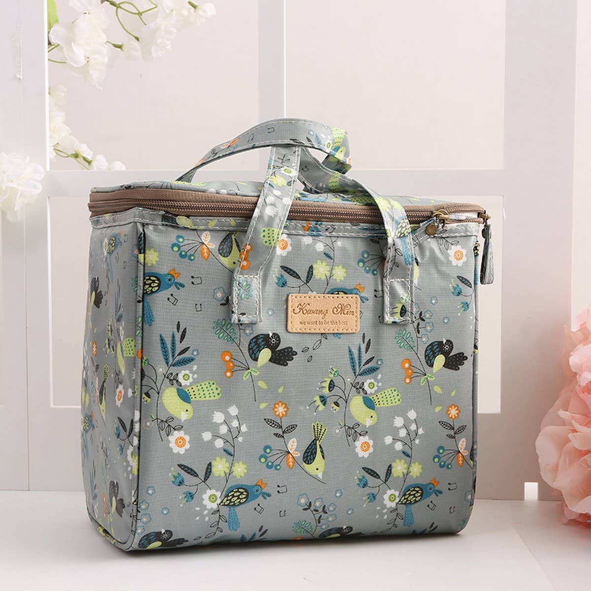 WATERPROOF CANVAS PORTABLE INSULATION BAG BENTO BAG_CWAB1720