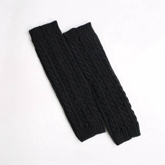 KNITTED AUTUMN AND WINTER WARM LEG WARMERS