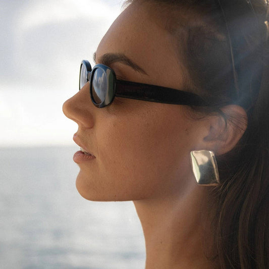 EXAGGERATED FASHIONABLE GEOMETRIC SQUARE EARRINGS_CWAJE1356