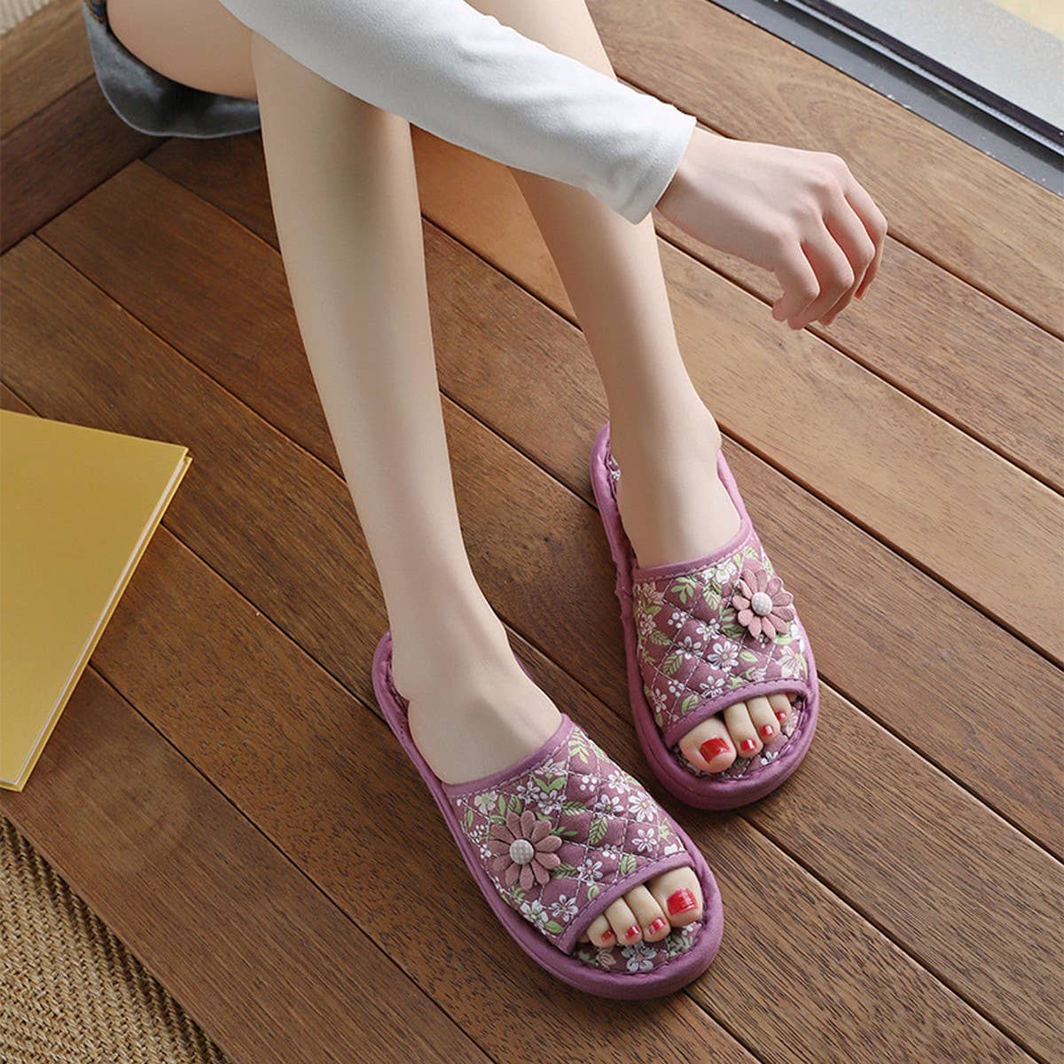 Thick Fabric Soft Sole Slippers for Home