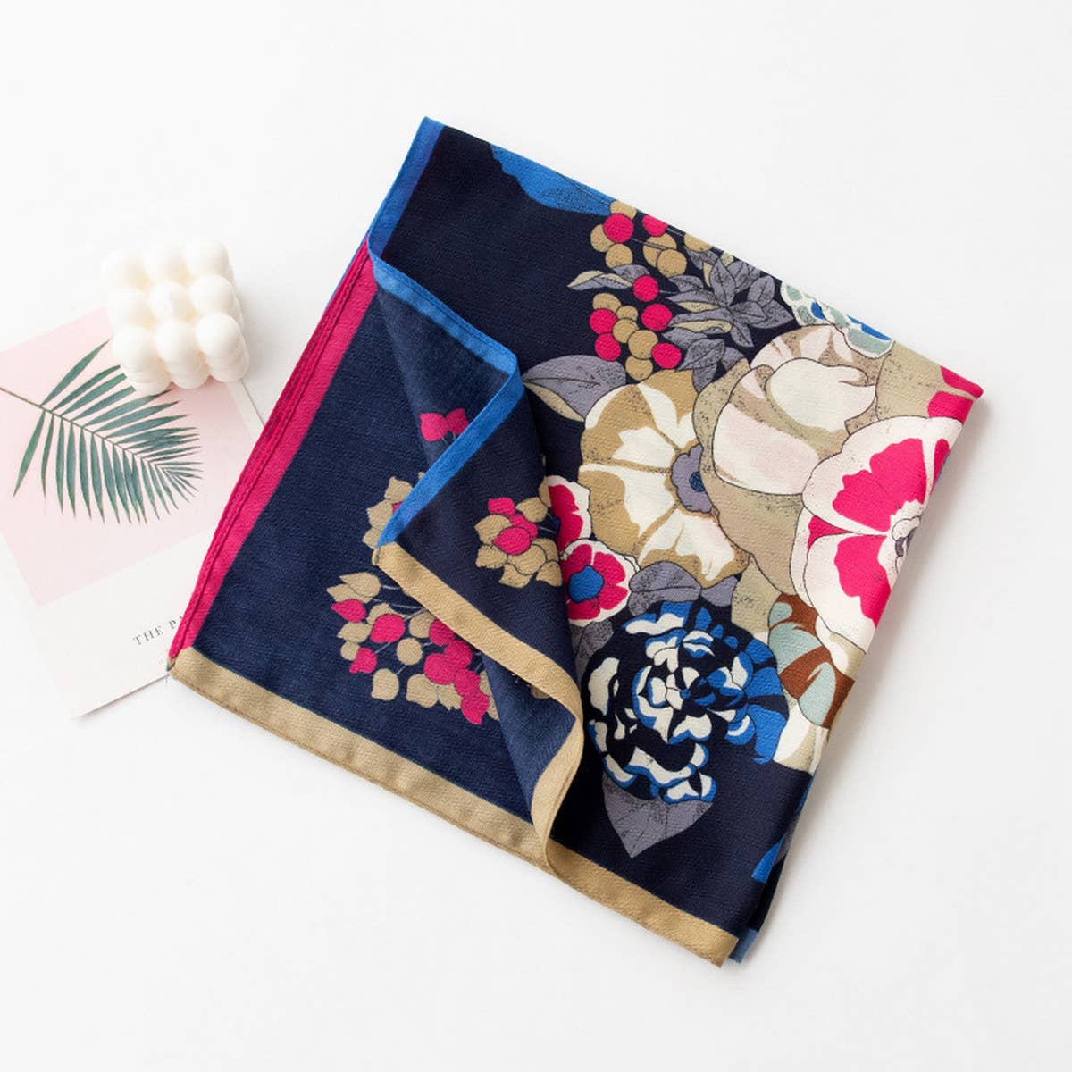 Retro Art Deco Small Square Scarf, Versatile_CWASC0925