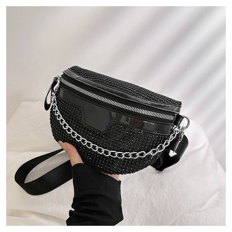 Single-shoulder crossbody casual waist bag