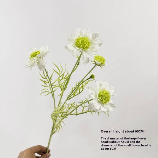 Faux Chrysanthemum & Moss Grass for Home Decor