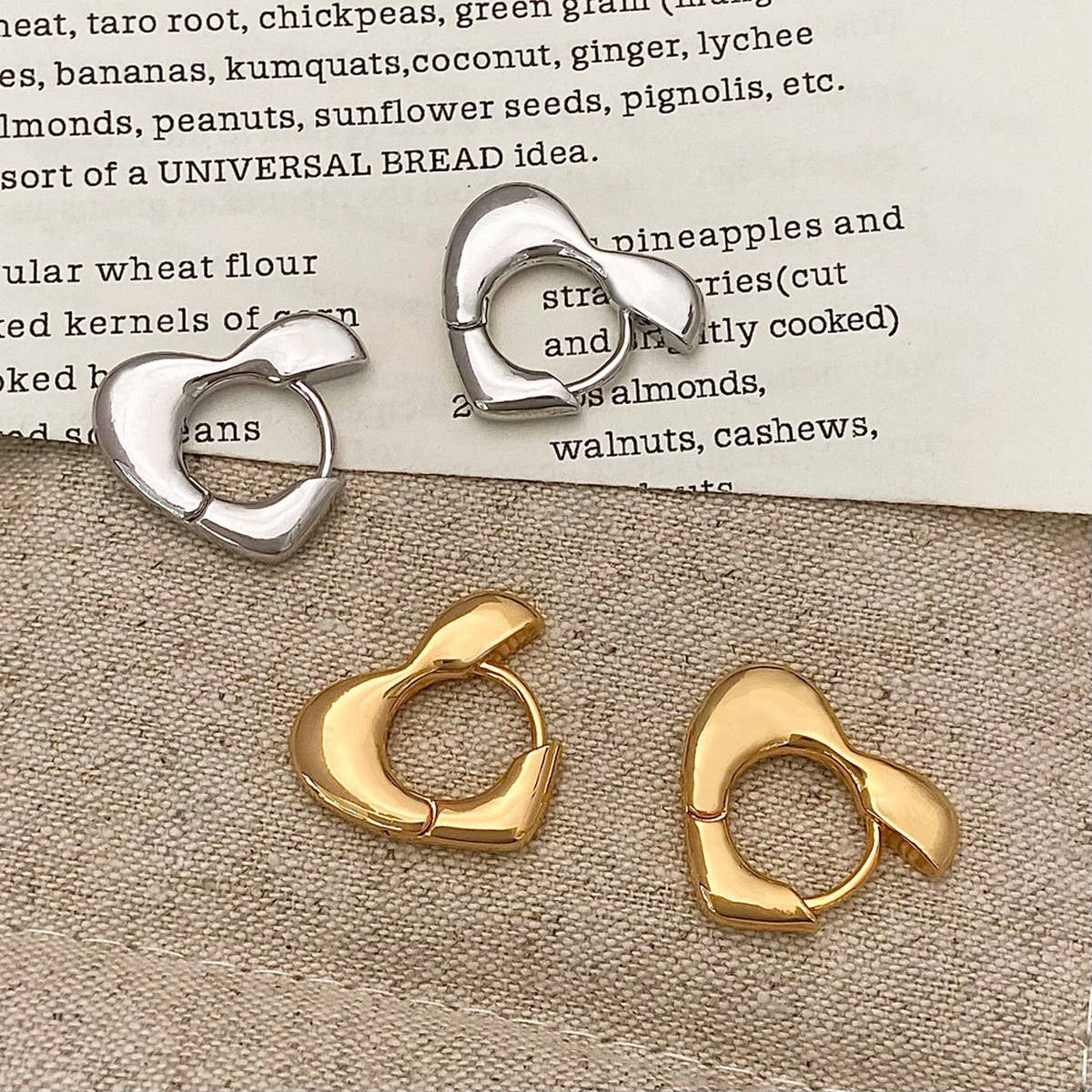 VALENTINE'S DAY HIGH-END VINTAGE HEART EARRINGS