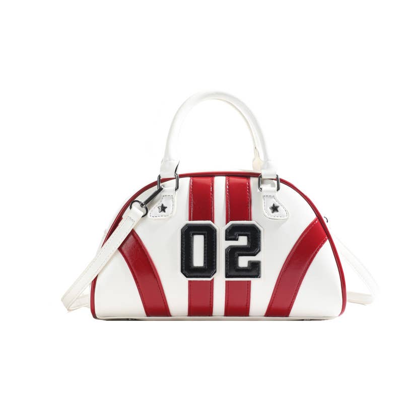 Fashionable patchwork niche and versatile handbag