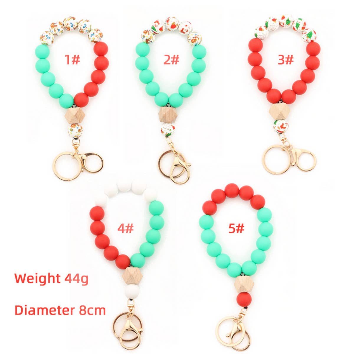NEW CHRISTMAS BRACELET KEY CHAIN