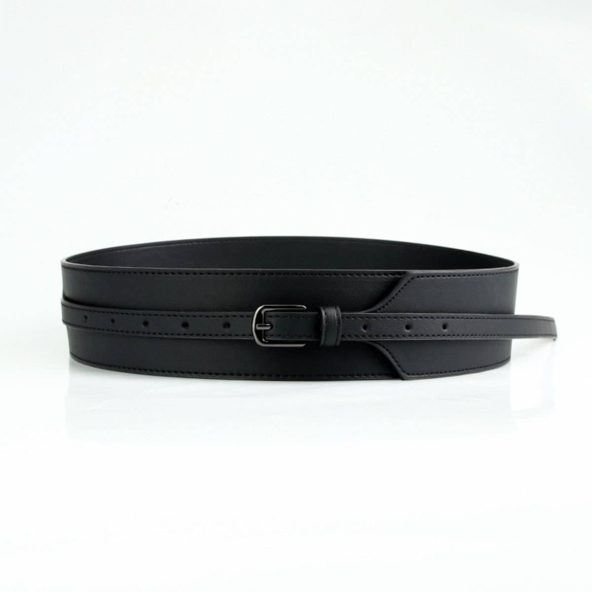 Fashionable versatile and high-end wide belt