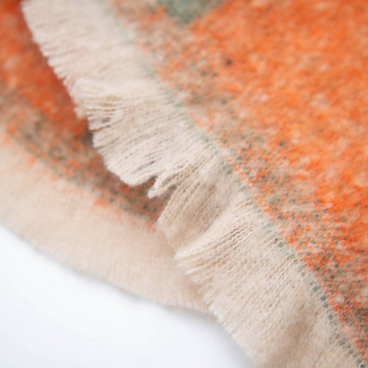 Textured Jacquard Scarf ? Loop Yarn Winter Wrap