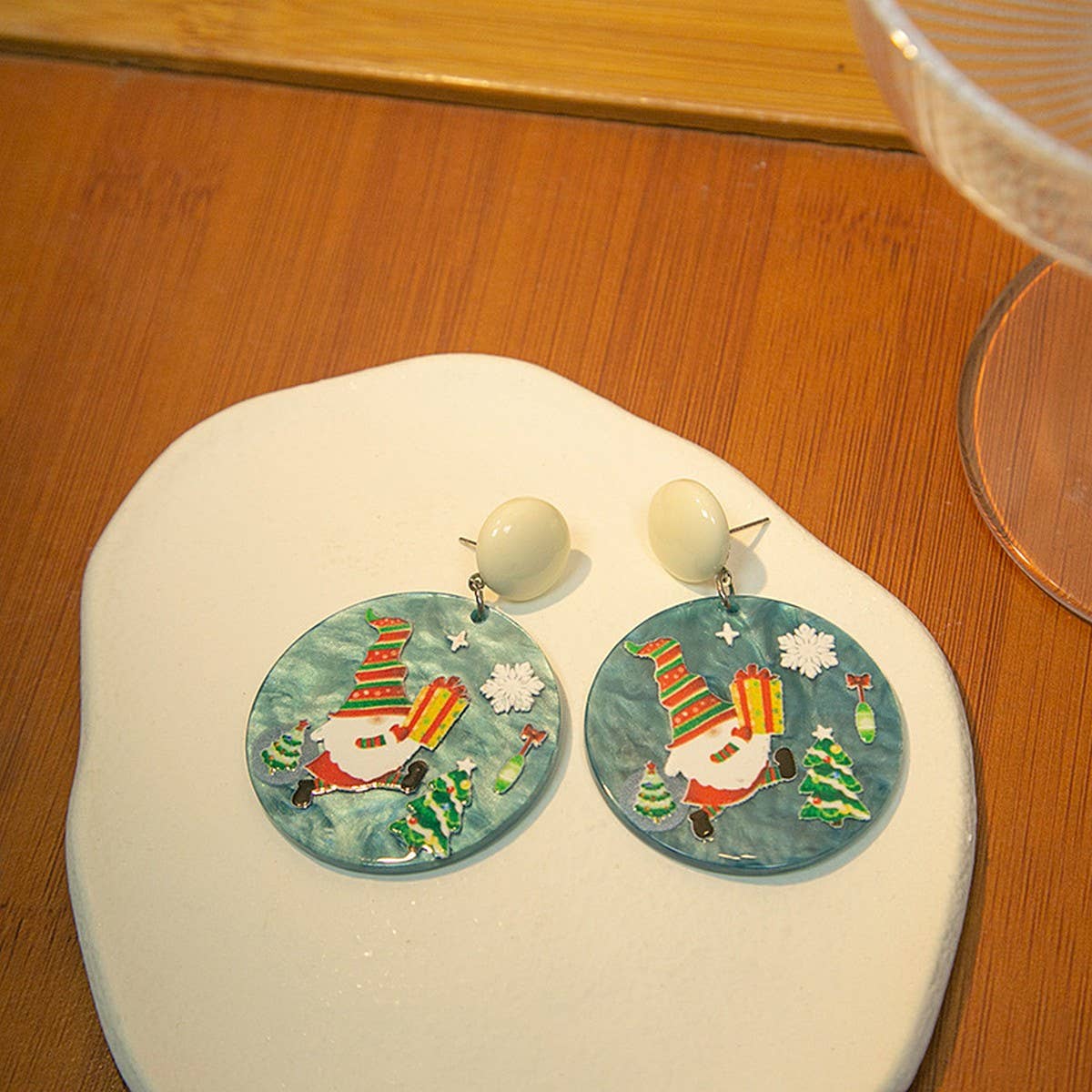 CHRISTMAS CARTOON SWEET DESIGN EARRINGS