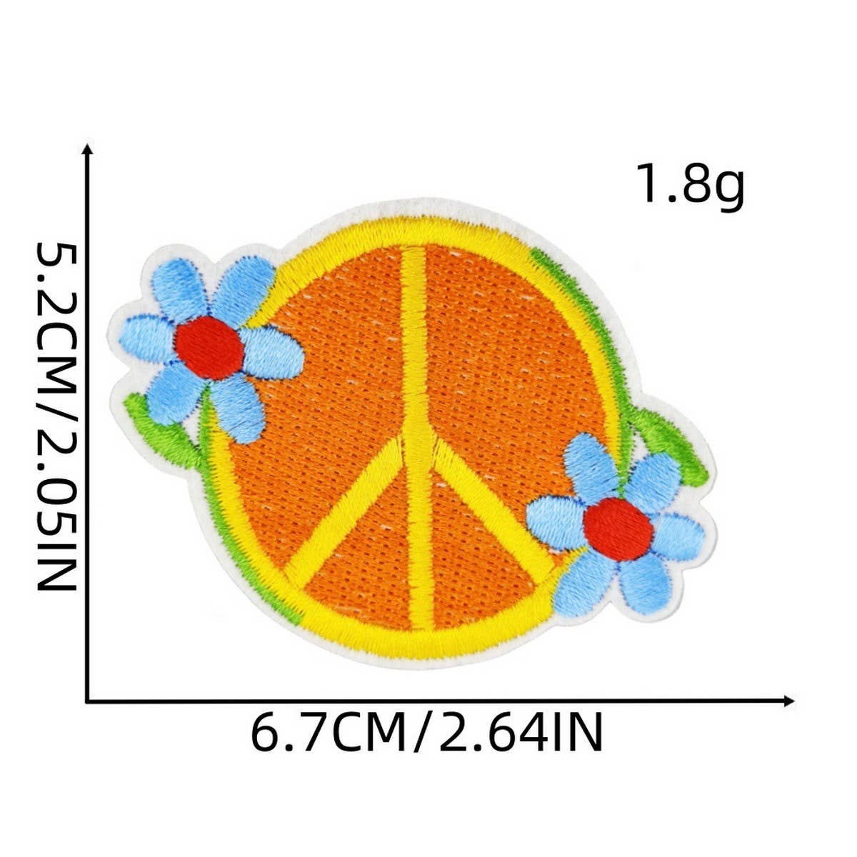 GRAFFITI DECORATED SUITCASE EMBROIDERED PATCH