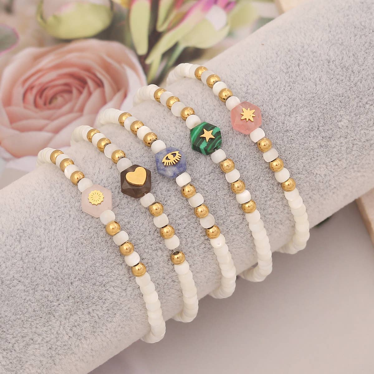 FASHION PEARL NATURAL STONE BRACELET_CWAJE0645