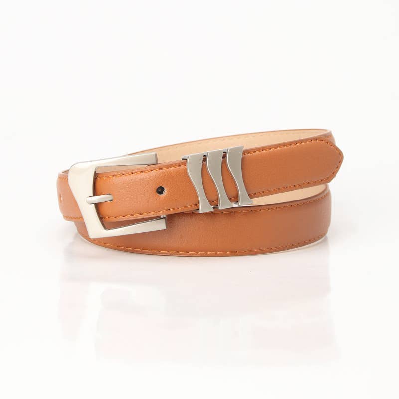 Fashionable retro simple high-end women's belt