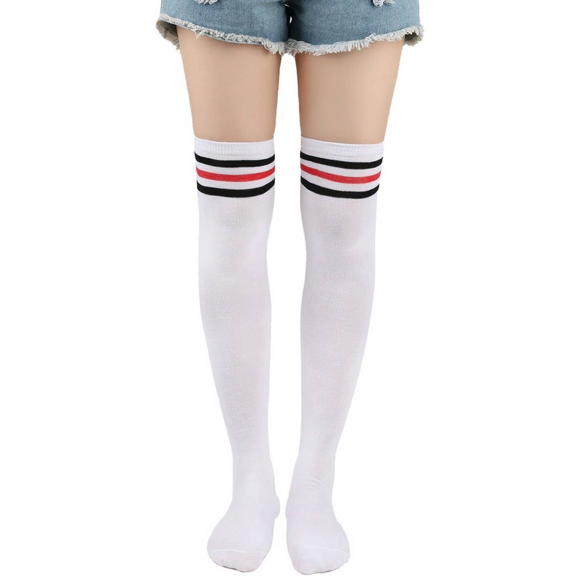 CWMM10088_WOMENKNEE-HIGH DANCE SOCKS COSPLAY