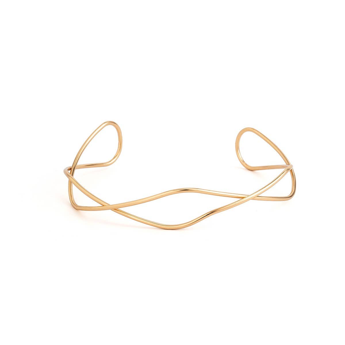 FASHIONABLE HIGH-END CROSS OUTLINE NECKLACE