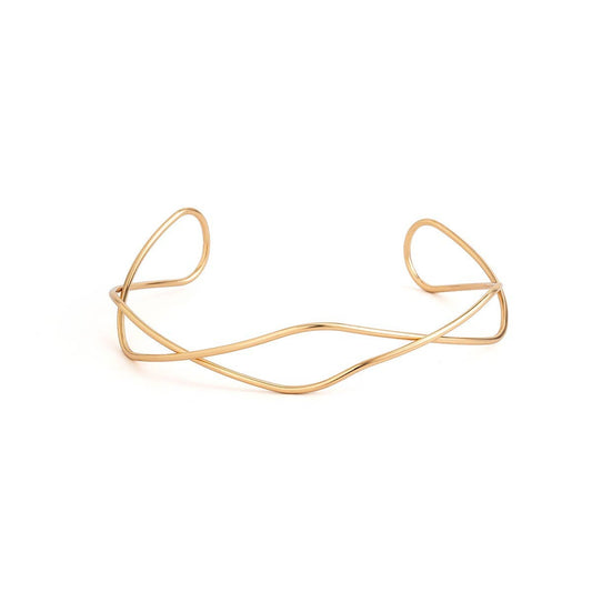 FASHIONABLE HIGH-END CROSS OUTLINE NECKLACE