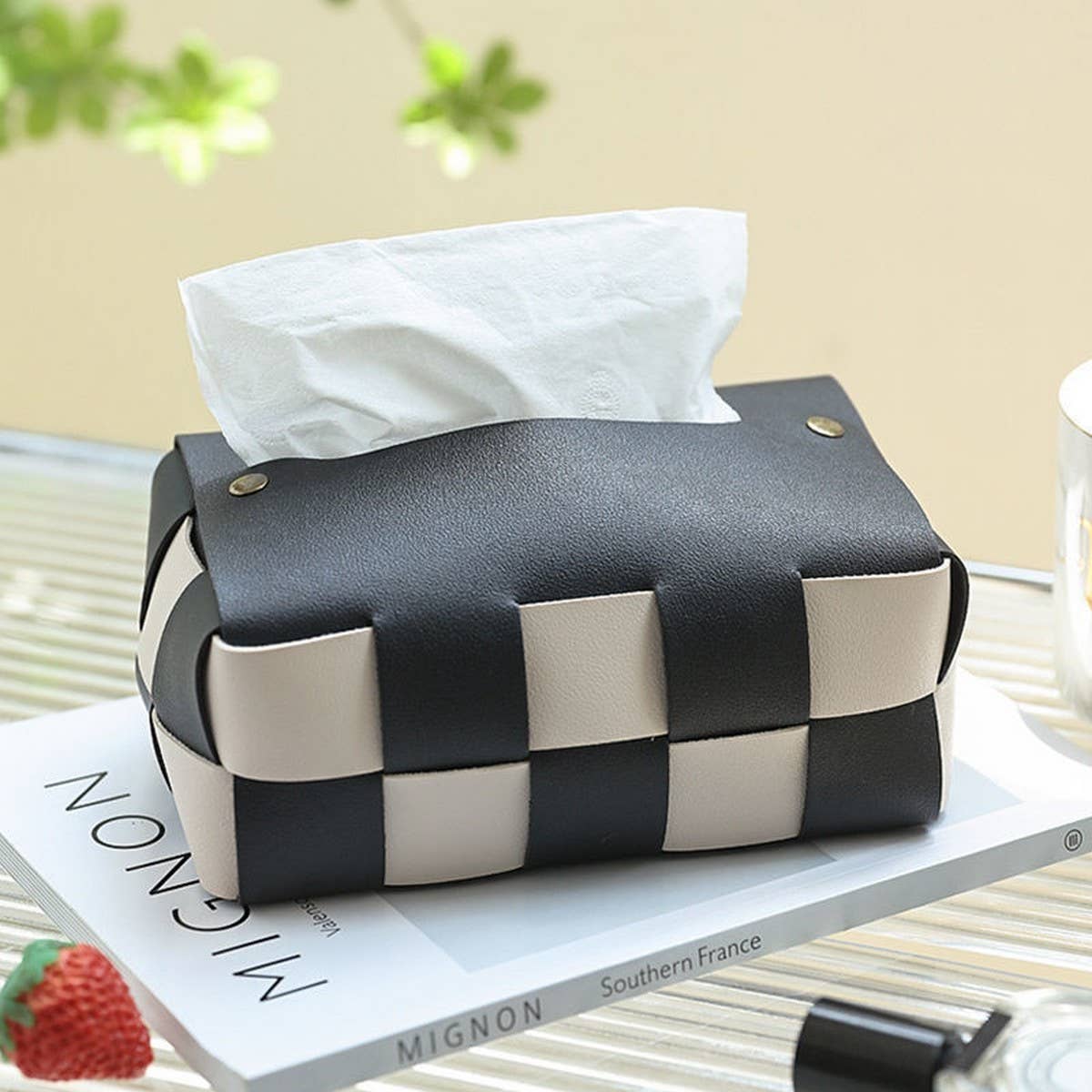 CHESSBOARD TISSUE BOX HOUSEHOLD TISSUE BOX_CWMM2241