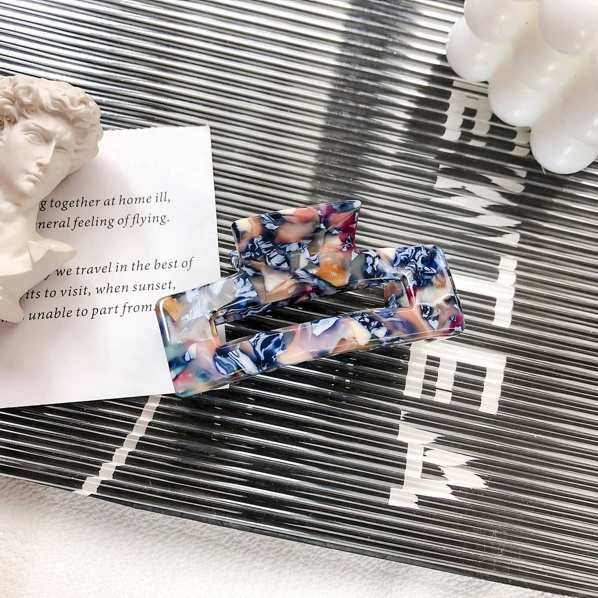 Elegant square and high-end grip clip