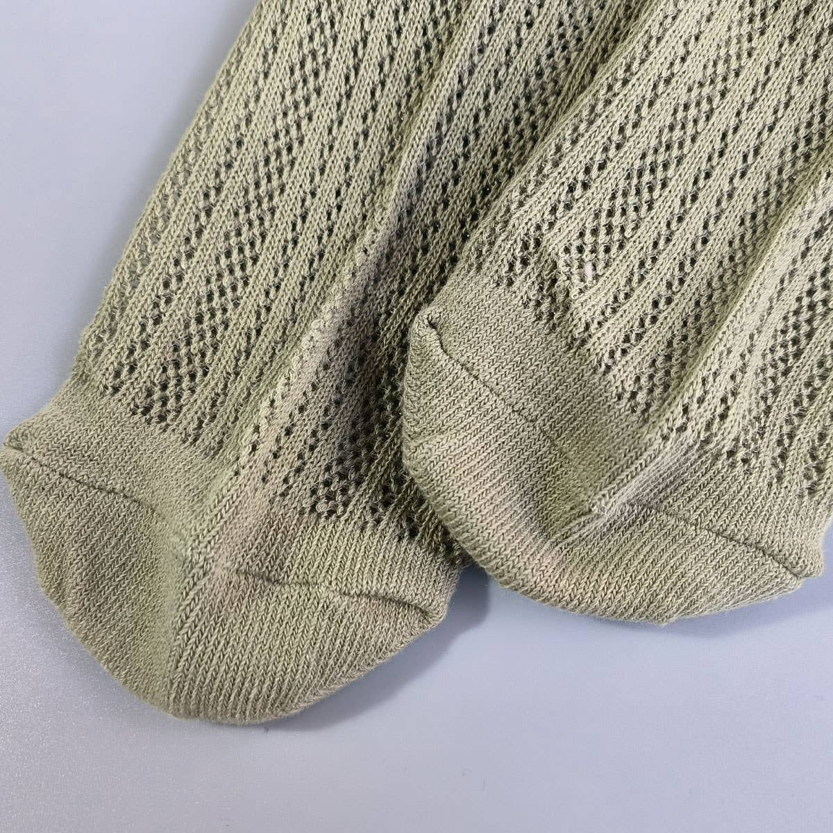 Solid Color Mesh Breathable Womens Ankle Socks_CWMS053