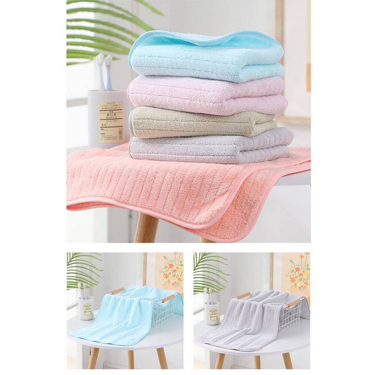 SOFT ABSORBENT CORAL FLEECE FACE TOWEL_CWASC1635
