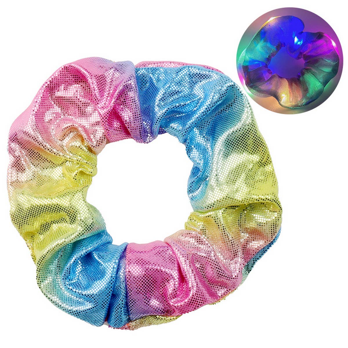 FASHIONABLE GLITTER LARGE INTESTINE HAIR TIE_CWAHA0869