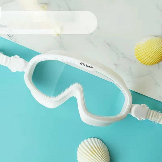 HD Anti-Fog Large Frame Swim Goggles for Adults