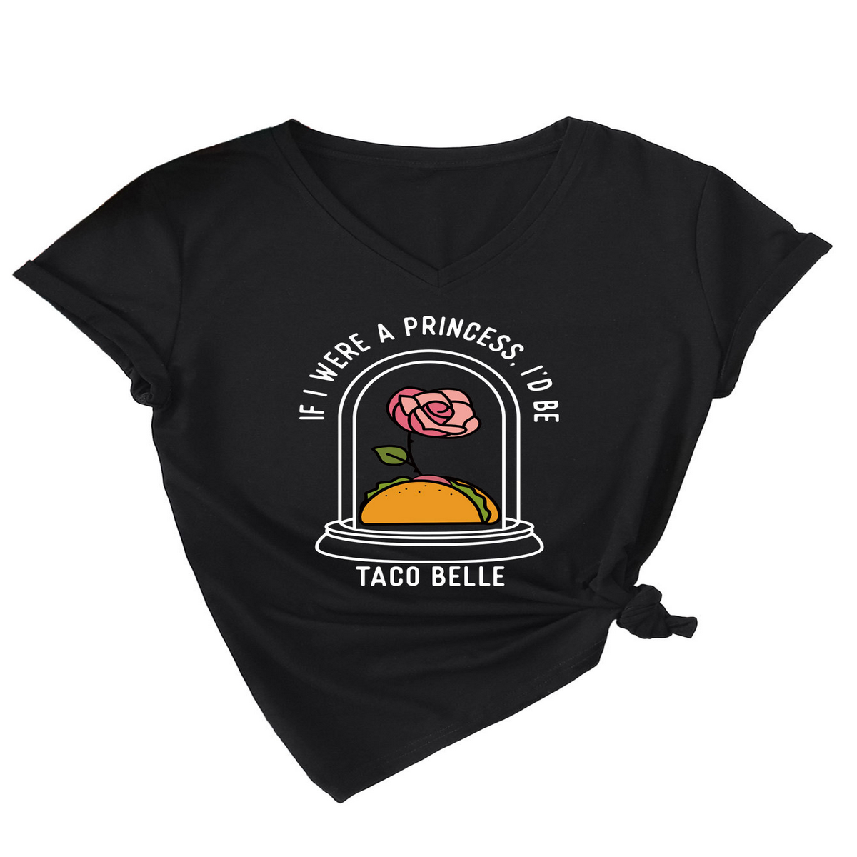 Funny Women's Tee ? Princess Taco Print