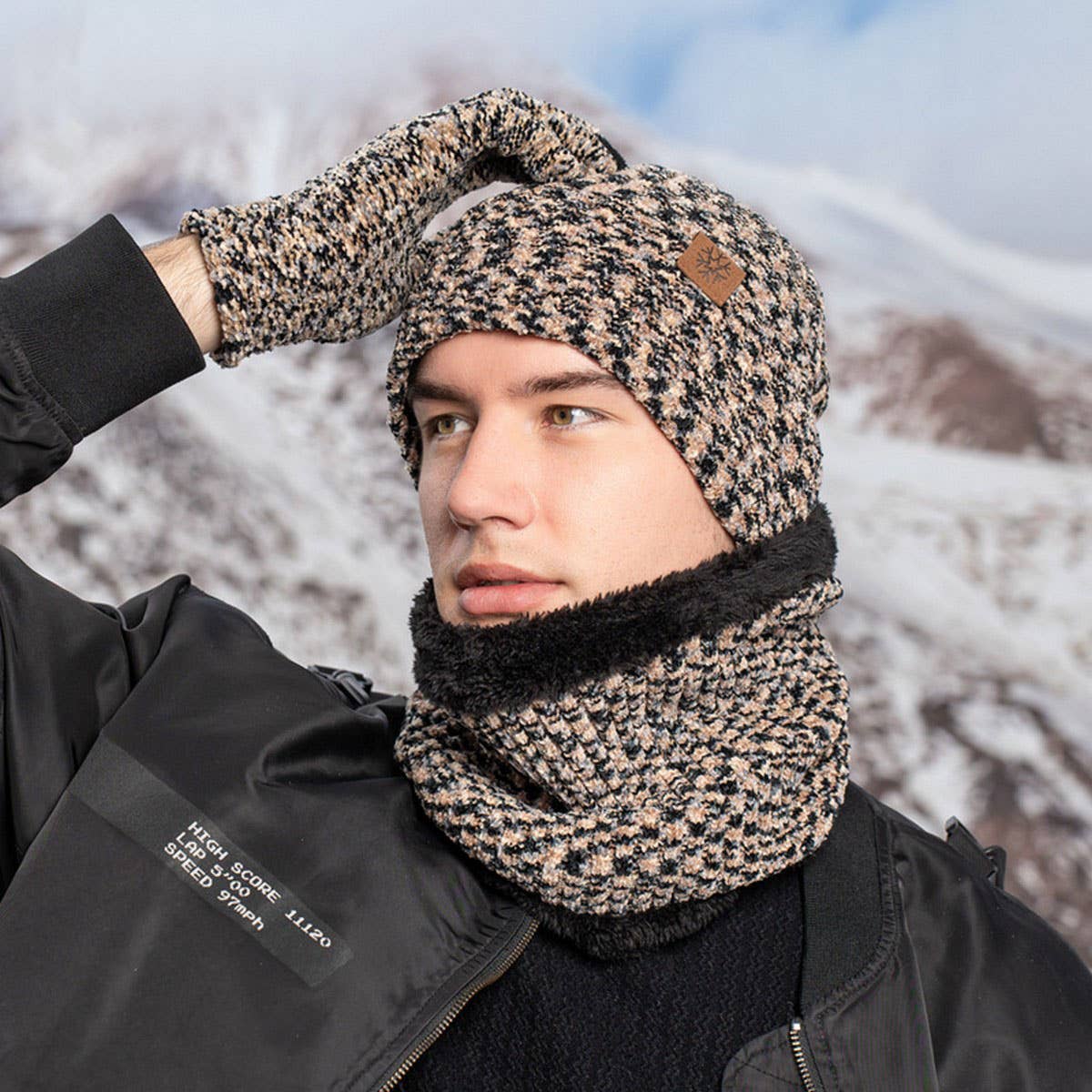 WINTER TOUCH SCREEN WINDPROOF THREE-PIECE SUIT