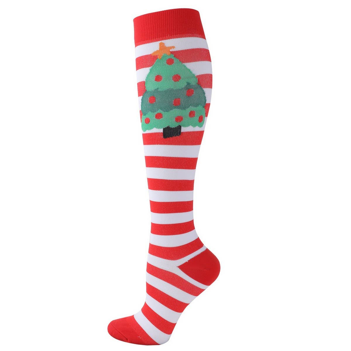 WOMEN'S CHRISTMAS SPORTS COMPRESSION SOCKS