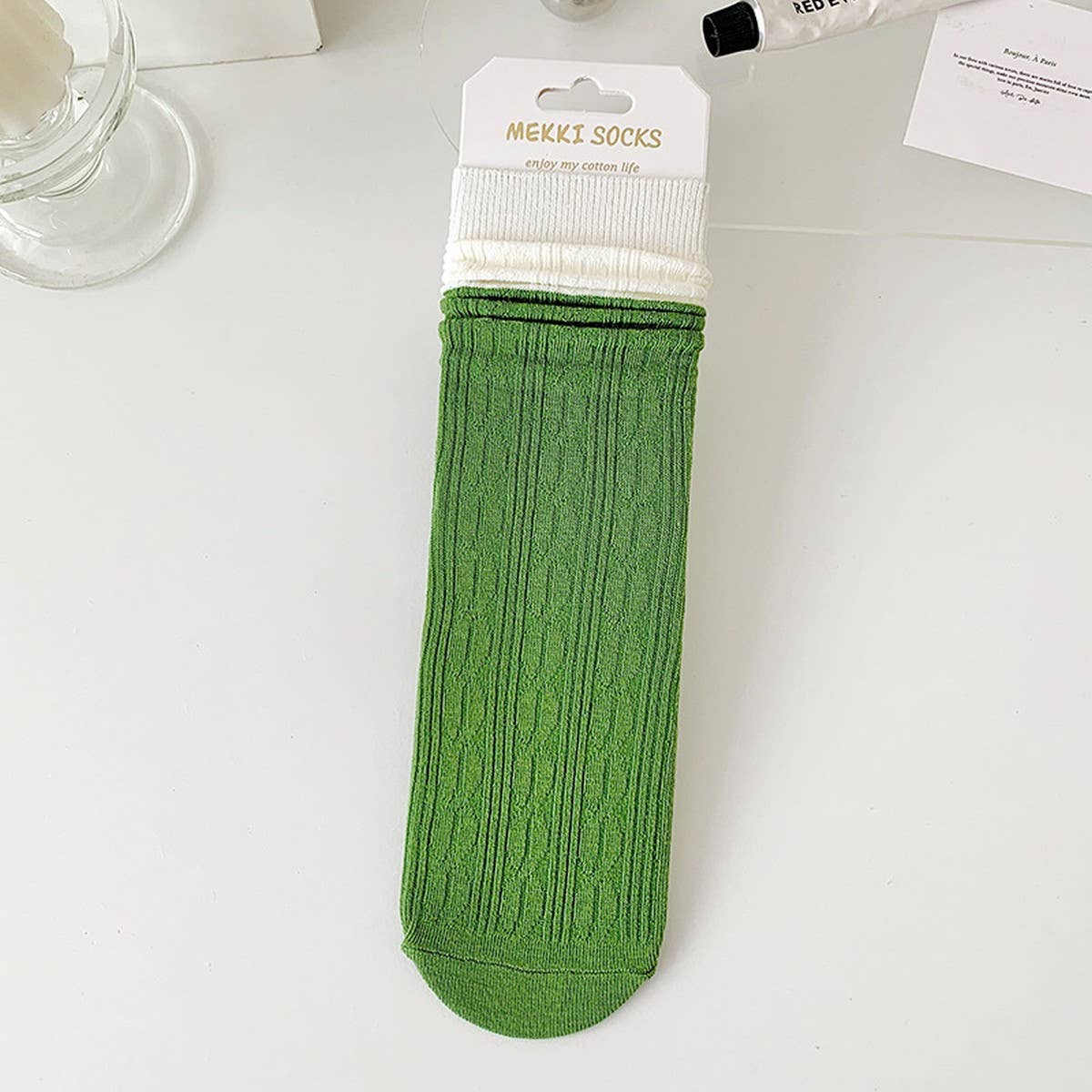 WOMEN'S SPRING AND SUMMER THIN LONG SOCKS