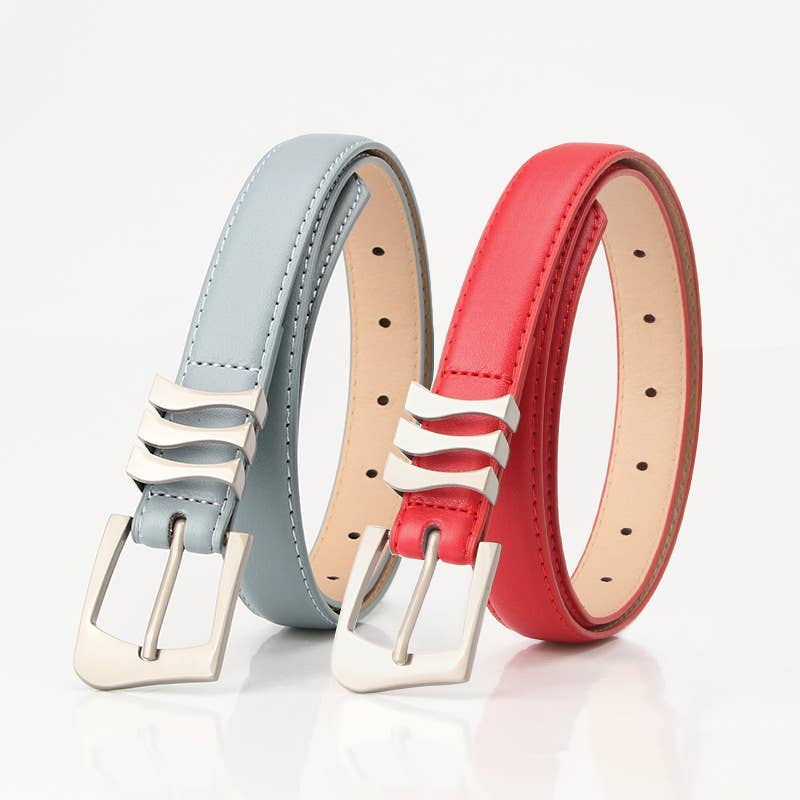 Fashionable retro simple high-end women's belt