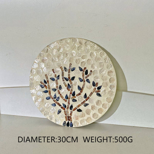 CREATIVE COLORFUL SHELL ROUND PAD INSULATION PAD