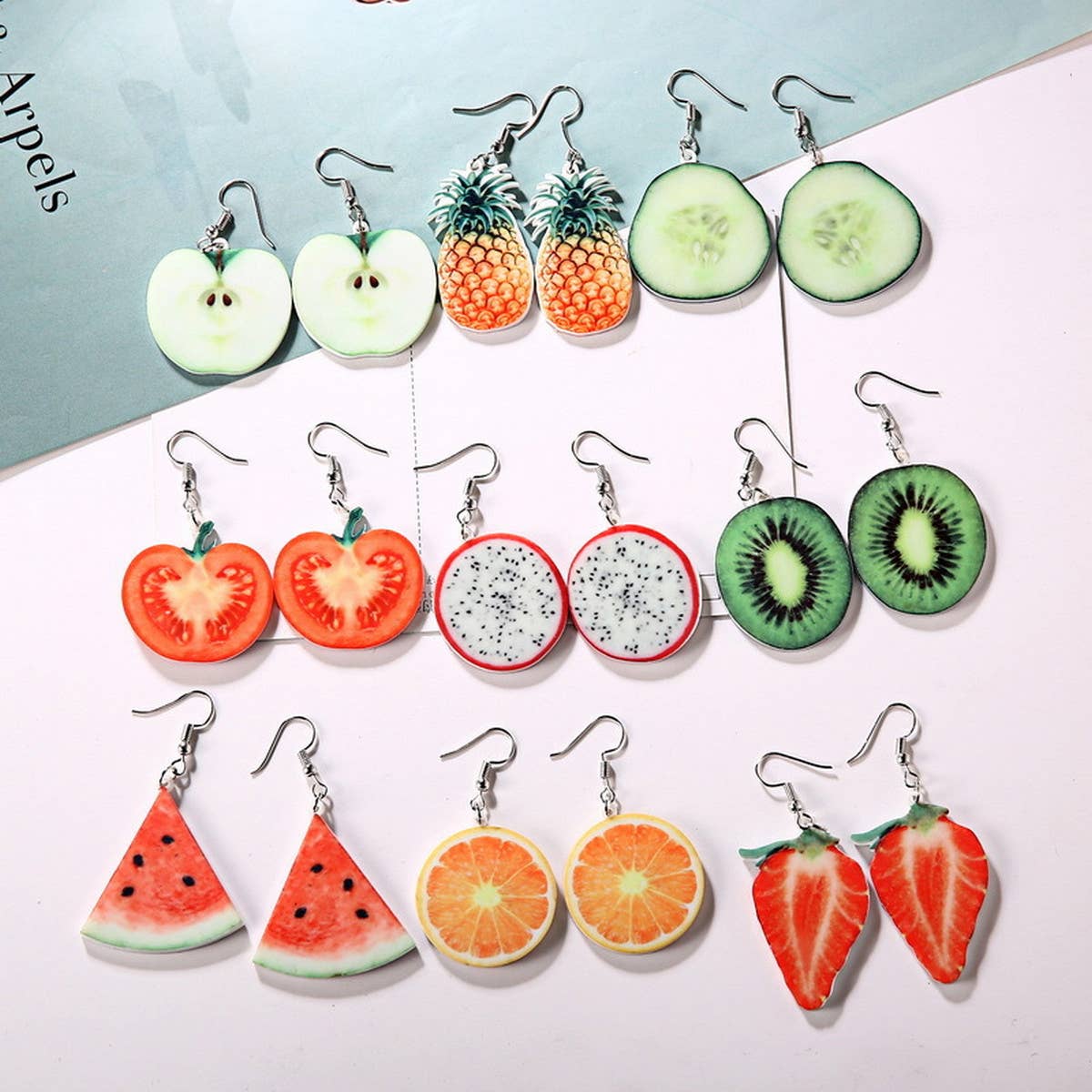 2024 NEW FRUIT CREATIVE PINEAPPLE EARRINGS_CWAJE2427