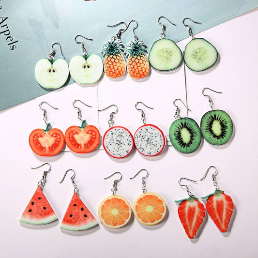 2024 NEW FRUIT CREATIVE PINEAPPLE EARRINGS_CWAJE2427