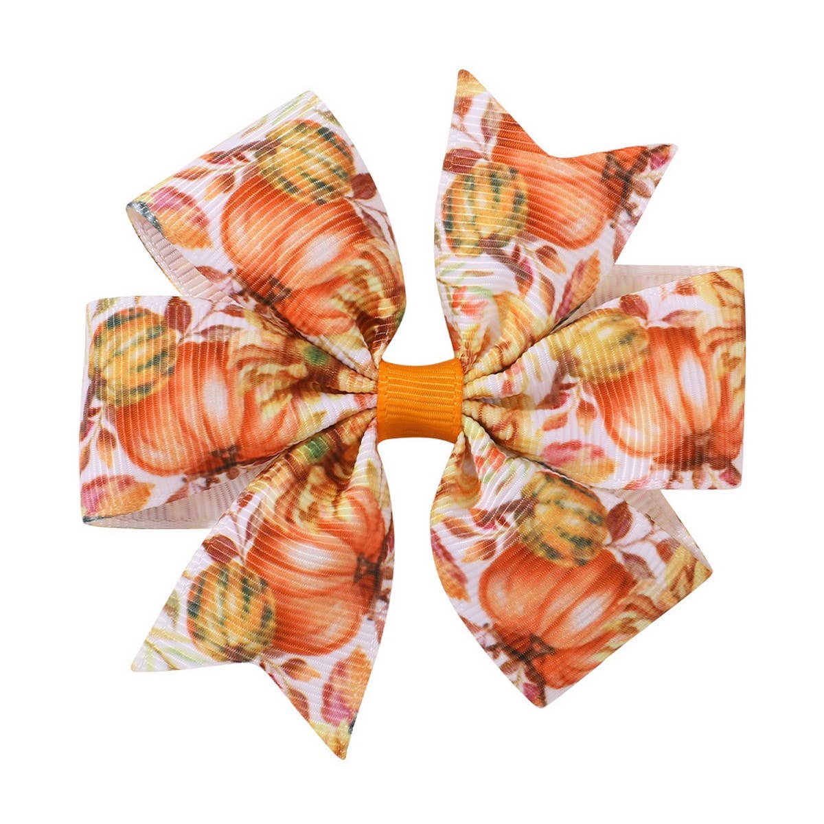 Thanksgiving Turkey Pumpkin Tail Hair Clip