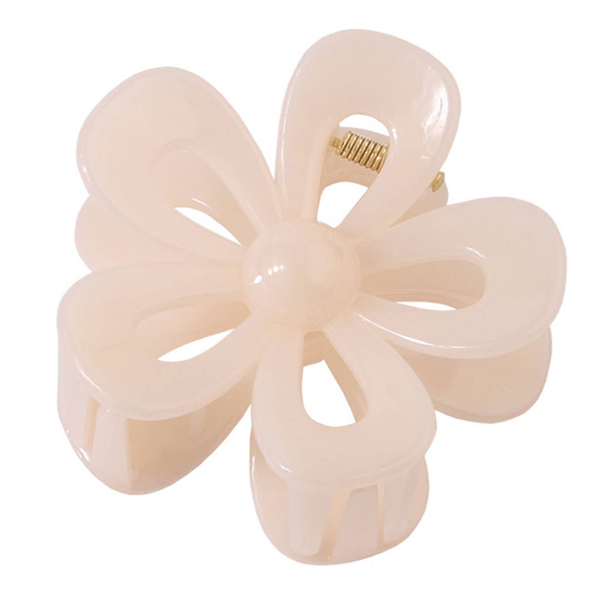 Matte Acrylic Flower Hair Claw Clip for Women_CWAHA0404