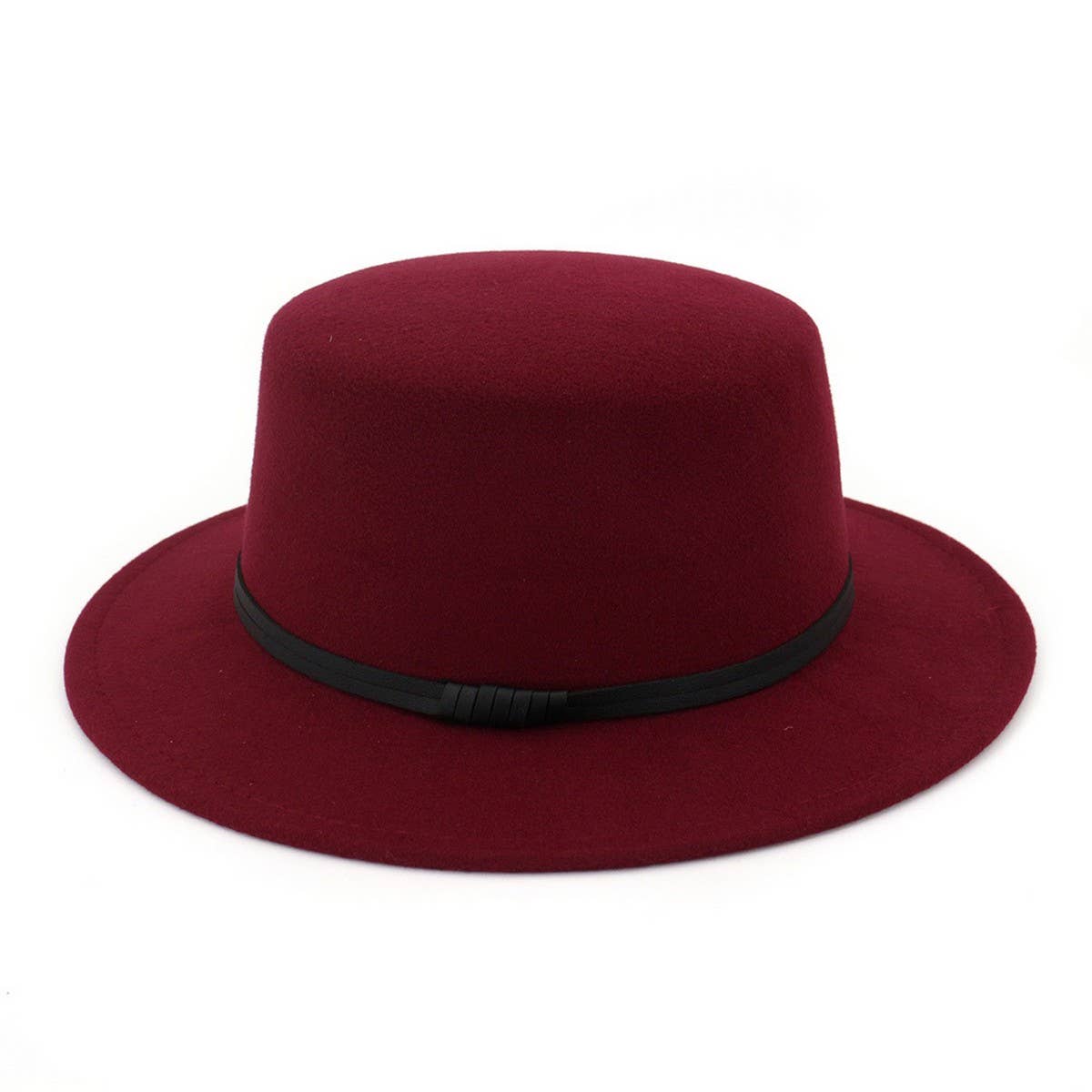 NEW STYLE FLAT TOP FLAT BRIM HAT JAZZ HAT_CWAH1781