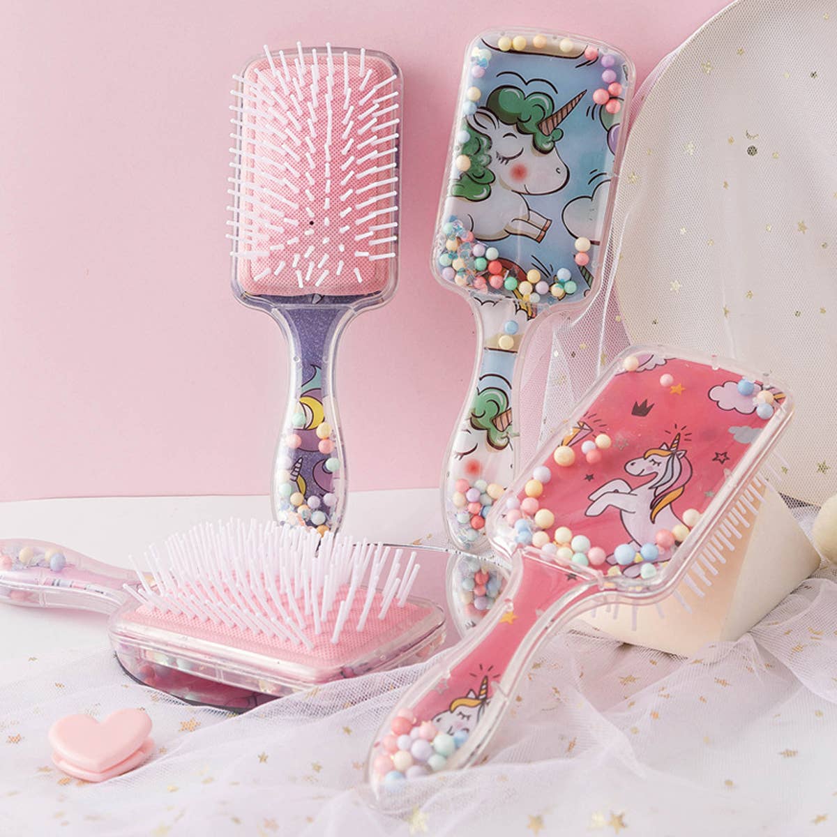 CARTOON QUICKSAND BUBBLE BEAD MASSAGE COMB_CWMM0940