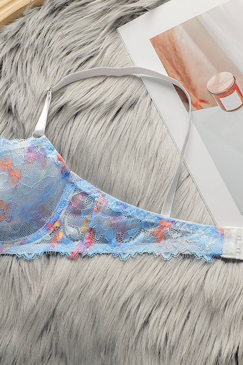 CWMU00287_SEXY PUSH UP BRA SET THIN CUP UNDERWIRE